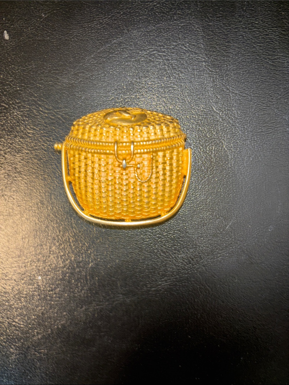 Vintage Paquette Brand Nantucket Basket Belt Buckle